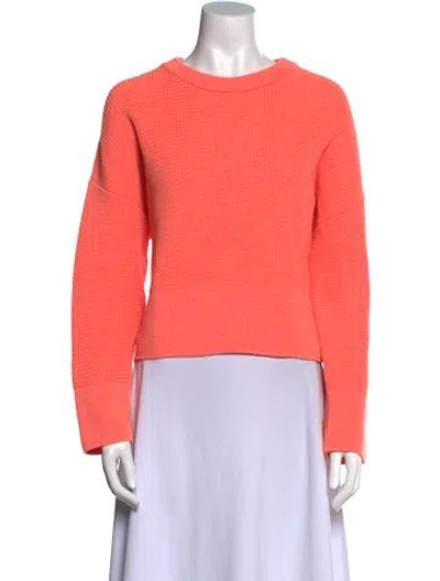 Pre-owned Molli Virgin Wool Crew Neck Sweater In Orange