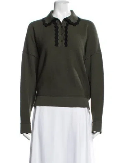 Pre-owned Molli Virgin Wool Sweater In Green