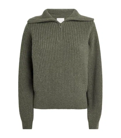 Molli Virgin Wool Sweater In Green