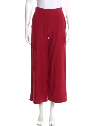 Pre-owned Molli Wide Leg Pants In Red