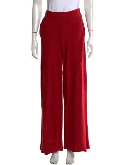 Pre-owned Molli Wide Leg Pants In Red