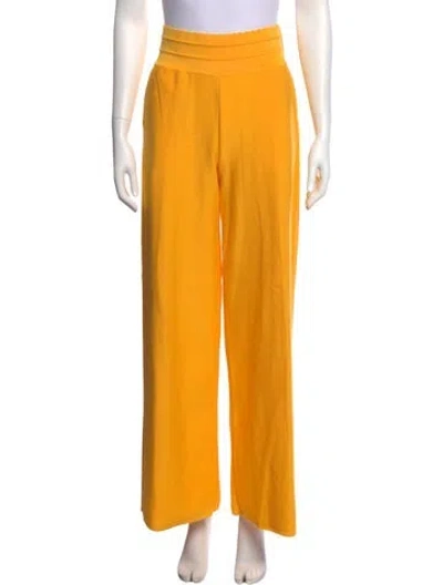 Pre-owned Molli Wide Leg Pants In Yellow