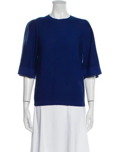 Pre-owned Molli Wool Crew Neck Sweater In Blue