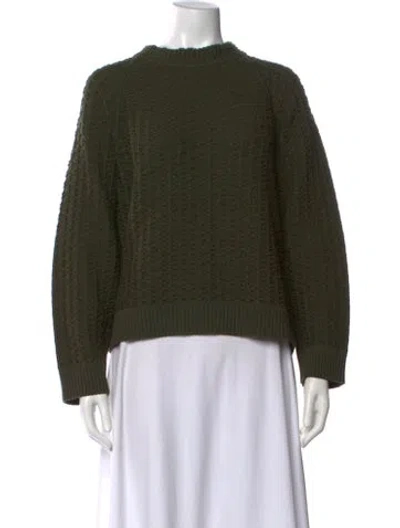 Pre-owned Molli Wool Crew Neck Sweater In Green