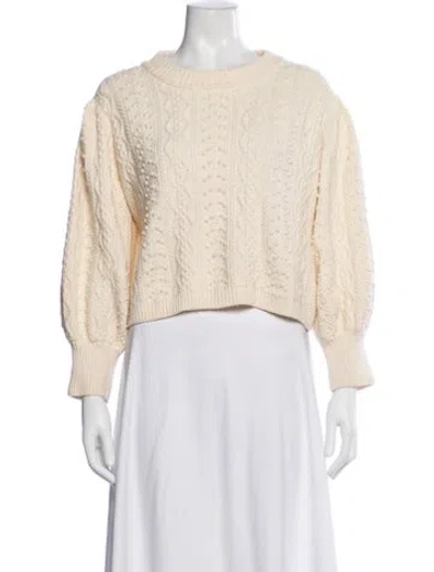 Pre-owned Molli Wool Crew Neck Sweater In Neutral
