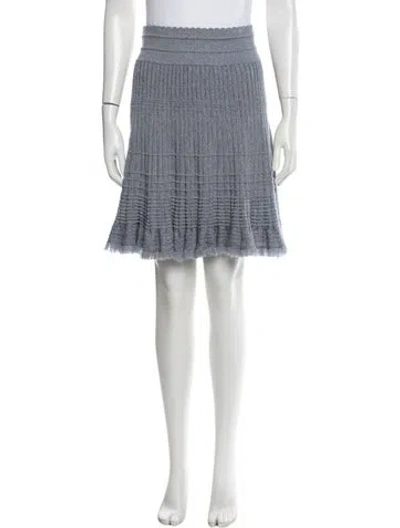 Pre-owned Molli Wool Mini Skirt In Multi