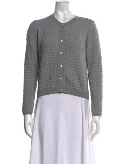 Pre-owned Molli Wool Patterned Sweater In Grey