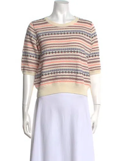 Pre-owned Molli Wool Patterned Sweater In Neutrals