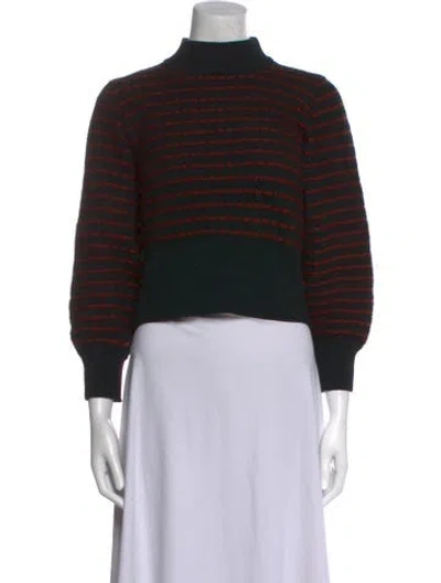 Pre-owned Molli Wool Striped Sweater In Black