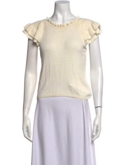Pre-owned Molli Wool Striped Sweater In Neutrals