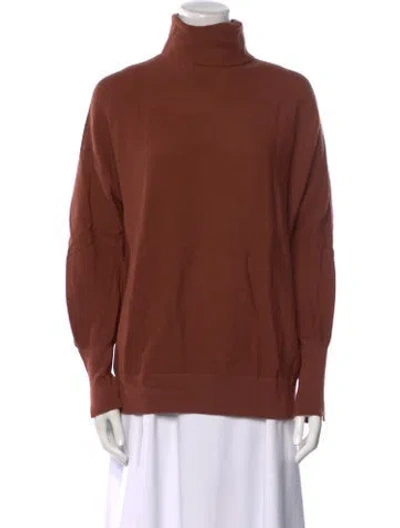 Pre-owned Molli Wool Turtleneck Sweater In Brown
