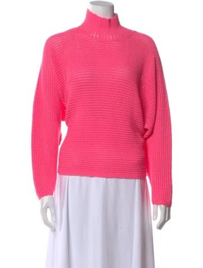 Pre-owned Molli Wool Turtleneck Sweater In Pink