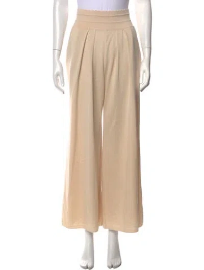Pre-owned Molli Wool Wide Leg Pants In Neutrals