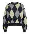 Molli Wool-blend Argyle Sweater In Multi