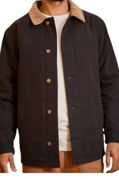 Mollusk Men's Work Jacket In Black