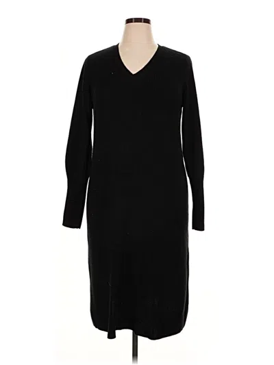 Pre-owned Molly & Isadora Casual Dress In Black