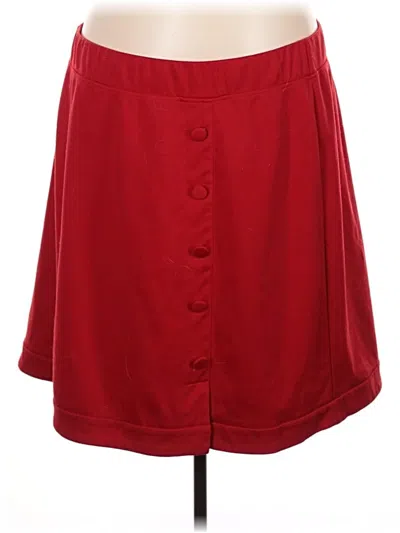 Pre-owned Molly & Isadora Casual Skirt In Red