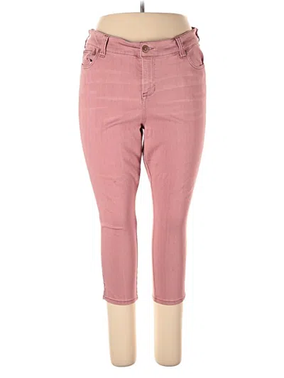 Pre-owned Molly & Isadora Jeggings In Pink