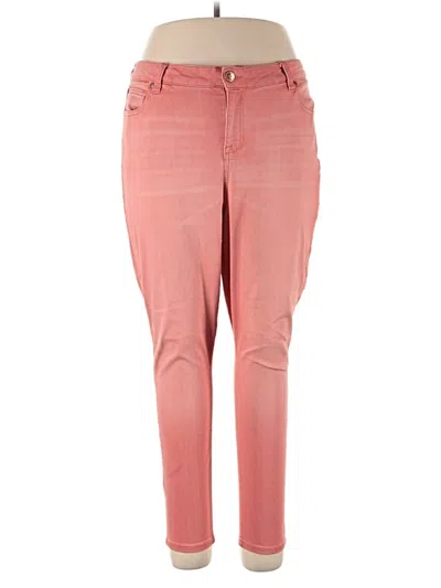 Pre-owned Molly & Isadora Jeggings In Pink