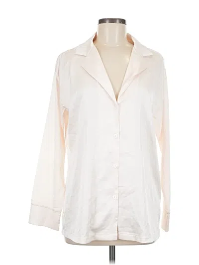 Pre-owned Molly Bracken 3/4 Sleeve Blouse In White
