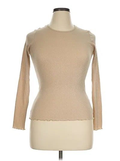 Pre-owned Molly Bracken 3/4 Sleeve T-shirt In Tan