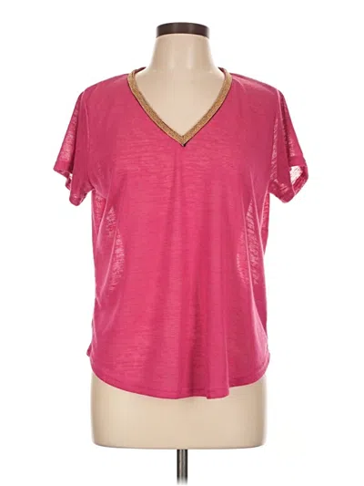 Pre-owned Molly Bracken Active T-shirt In Pink