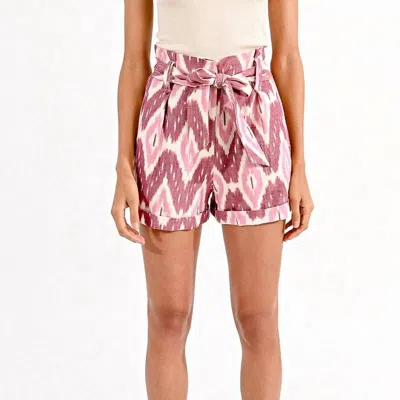 Molly Bracken Batik Shorts In Pink Anju