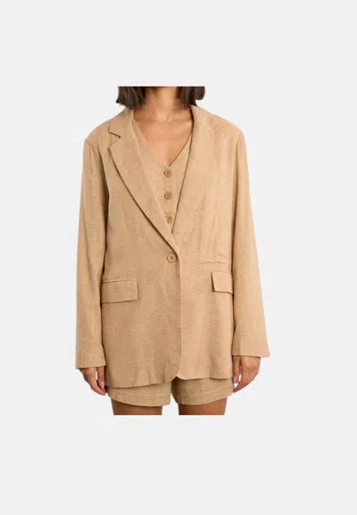 Molly Bracken Blazer Woman  Pl273ep In Brown