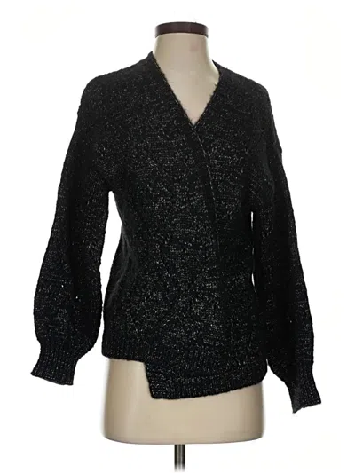 Pre-owned Molly Bracken Cardigan Sweater In Black