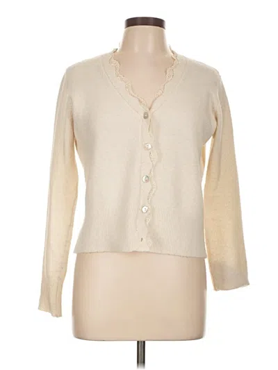 Pre-owned Molly Bracken Cardigan Sweater In Ivory