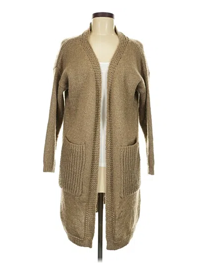 Pre-owned Molly Bracken Cardigan Sweater In Tan