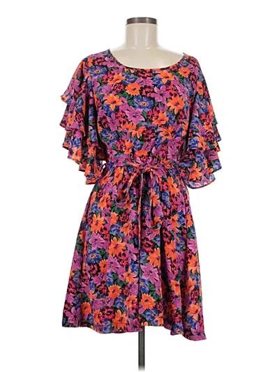 Pre-owned Molly Bracken Casual Dress In Purple