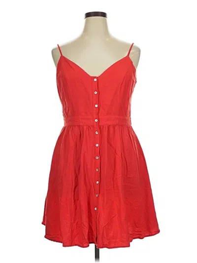 Pre-owned Molly Bracken Casual Dress In Red