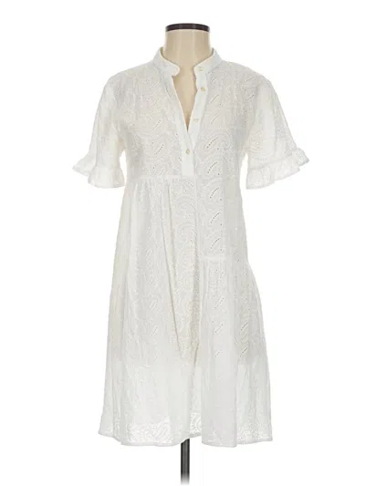 Pre-owned Molly Bracken Casual Dress In White
