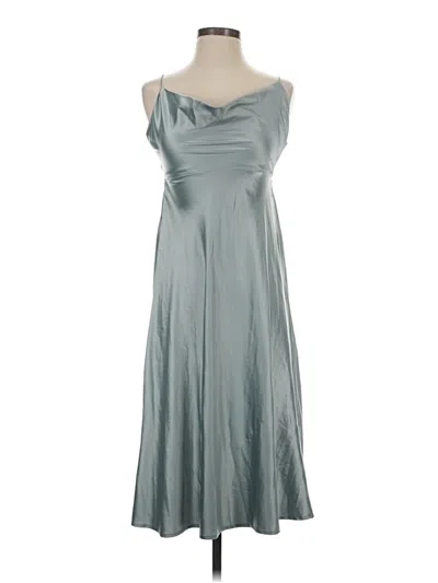 Pre-owned Molly Bracken Cocktail Dress In Silver