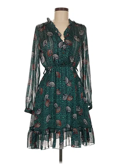 Pre-owned Molly Bracken Cocktail Dress In Teal
