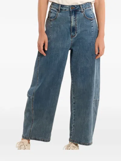 Molly Bracken Jean Wide-leg Jeans In Blue