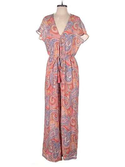 Pre-owned Molly Bracken Jumpsuit In Orange