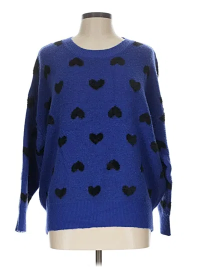 Pre-owned Molly Bracken Pullover Sweater In Blue