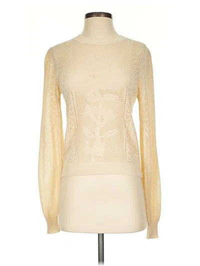Pre-owned Molly Bracken Pullover Sweater In Ivory