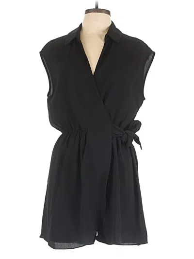 Pre-owned Molly Bracken Romper In Black