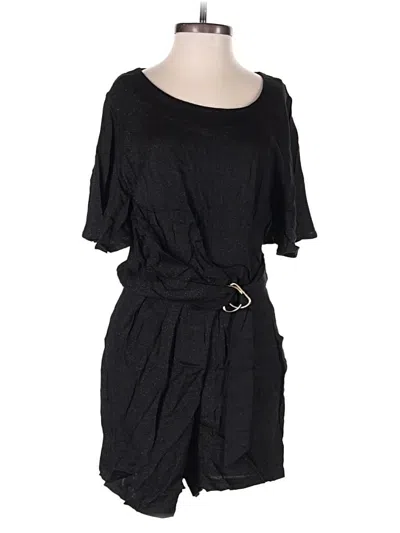 Pre-owned Molly Bracken Romper In Black