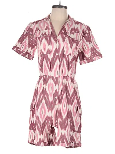 Pre-owned Molly Bracken Romper In Pink