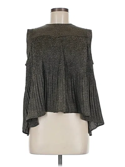 Pre-owned Molly Bracken Sleeveless Blouse In Gray