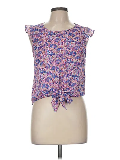 Pre-owned Molly Bracken Sleeveless Blouse In Purple
