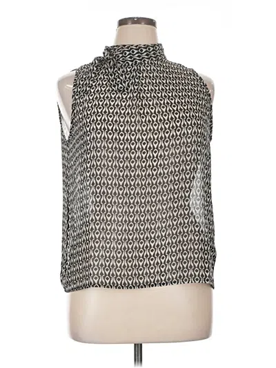 Pre-owned Molly Bracken Sleeveless Blouse In Silver