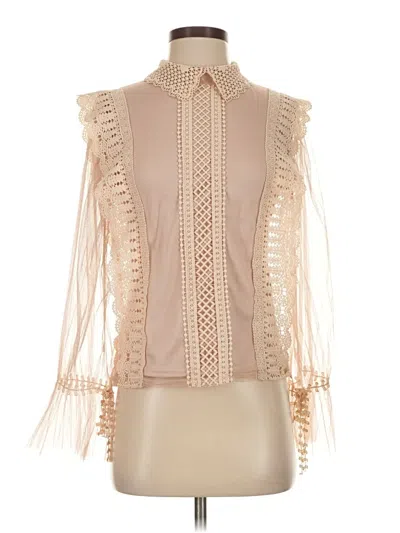 Pre-owned Molly Bracken Sleeveless Blouse In White