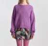 MOLLY BRACKEN TAKING OVER SWEATER IN MAUVE