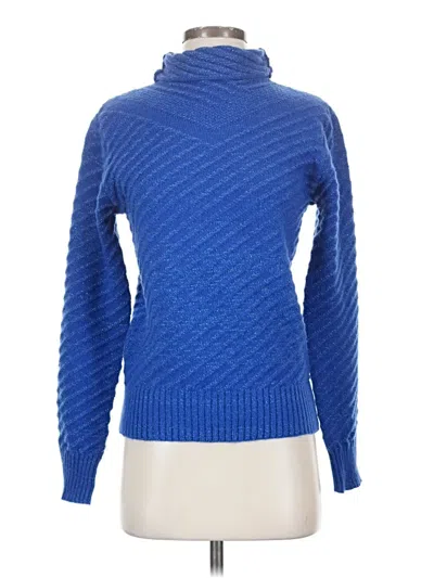 Pre-owned Molly Bracken Turtleneck Sweater In Blue