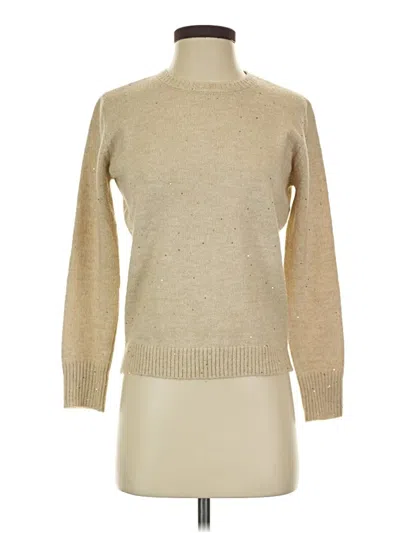 Pre-owned Molly Bracken Turtleneck Sweater In Tan